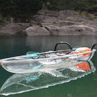 Doppelsitz-harter Plastikkajak, stoßfestes Fischen-Kanu für Ozean-Gebrauch