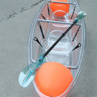 Doppelsitz-harter Plastikkajak, stoßfestes Fischen-Kanu für Ozean-Gebrauch
