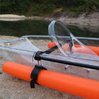 Hochfeste Stärke-unterer Glaskajak, ruhiges Wasser-kleines Plastikboot