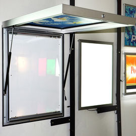 Acrylinnen-/von hinten beleuchteter Zeichen-Kasten-im Freien vorderes Licht fertigte Form besonders an