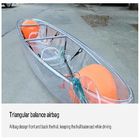 Kundengebundenes klares Polycarbonats-Boot für die Fischerei/Kristallpc-Kanu