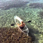 Boot des PC Boden-freien Raumes, das mit Unterseiten-/Brandungs-Ski-Kajak für Wasser-Erholung Kayak fährt